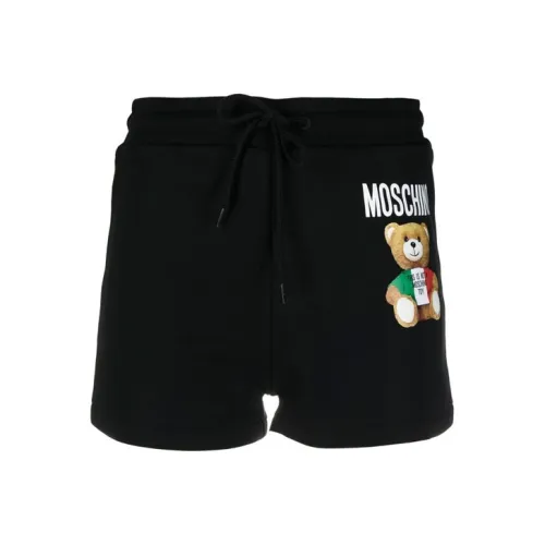 MOSCHINO Черные Женские Повседневные Шорты