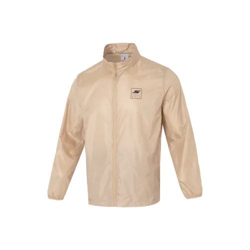 Skechers Куртка Мужская Бежевая Кремовая Белая 00NA