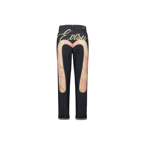 EVISU Джинсовый Синий Женские Джинсы
