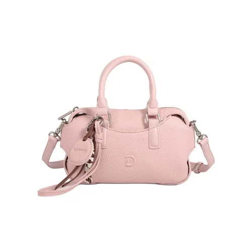 DAPHNE ПУ (полиуретан) Бостон Сумка Сумка через плечо Сумка Маленькая Женская Розовая