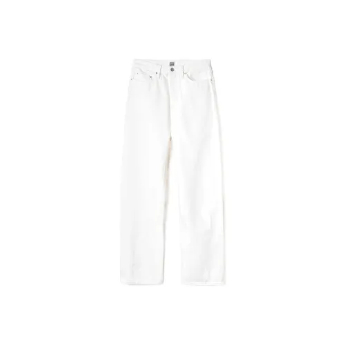 TOTEME Экрю Женские Джинсы