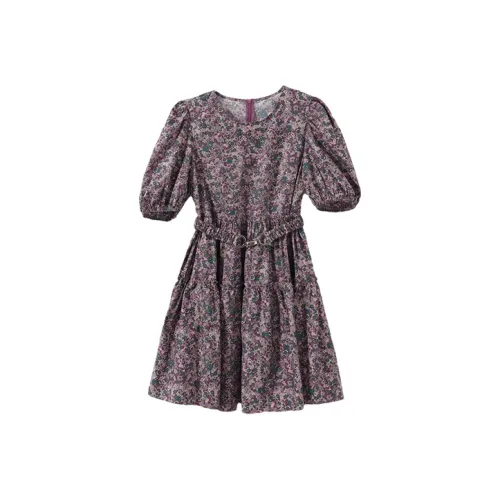 YUMOMO STAR Женские Платья с Коротким Рукавом