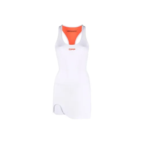 Off Белый SS21 Белый Женские Платья без рукавов