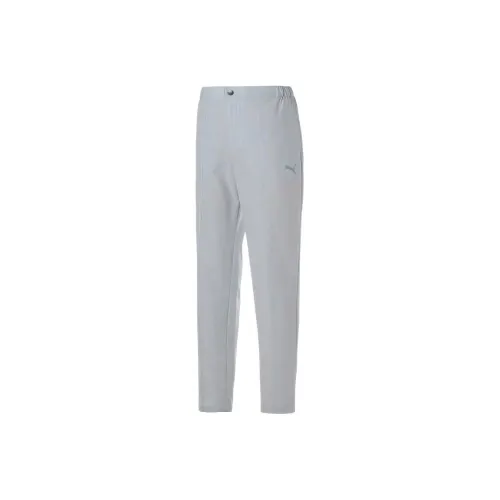 PUMA BMW M Motorsport Вязаные тренировочные брюки женские светло-синие