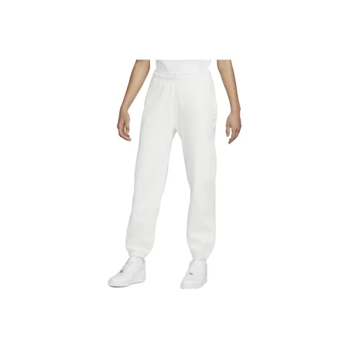 NIKE Белые Женские Вязаные Тренировочные Брюки