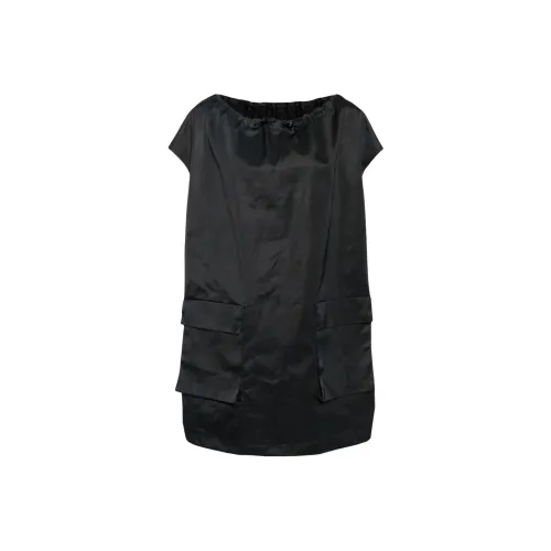 MM6 MAISON MARGIELA Короткий рукав Платье Женское Черное