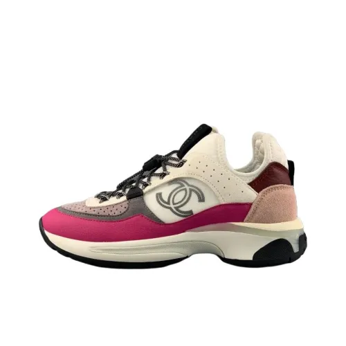 CHANEL 22B Low Топ Повседневная обувь Женская Белый Розовый Фиолетовый