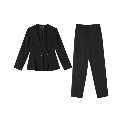 OUNIXUE Бизнес-костюм женский черный