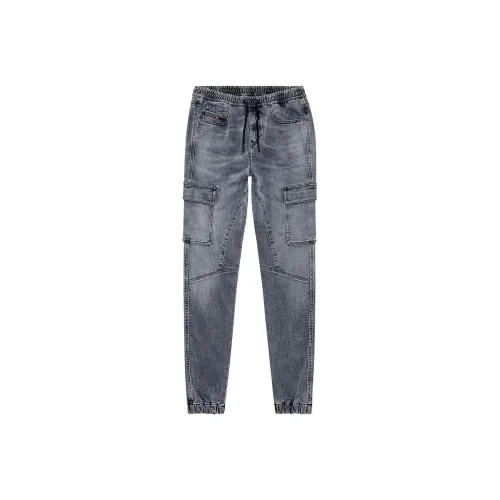 DIESEL Серые Женские Джинсы