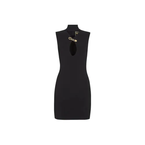 FENDI X VERSACE Черные Женские Платья без рукавов