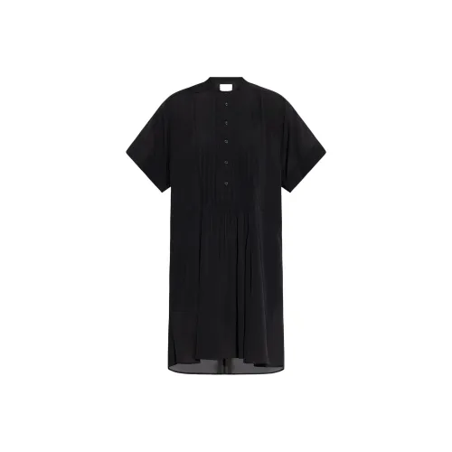 ISABEL MARANT Черное Женское Короткое Платье с Рукавами