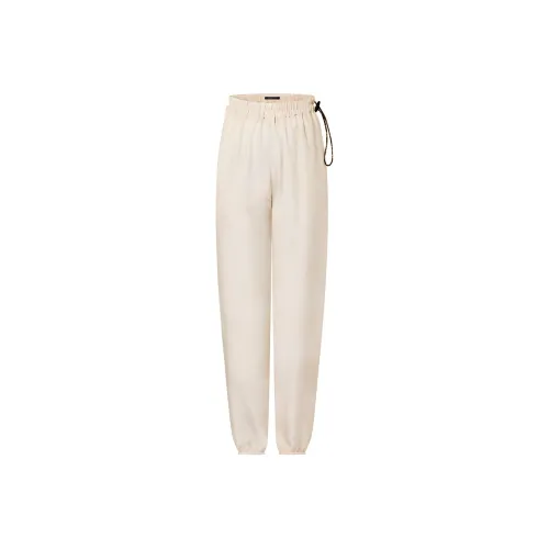 LOUIS VUITTON Повседневные брюки Женские Абрикос