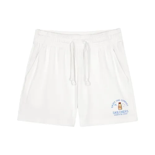 Skechers Hankou No. 2 Factory Joint Series Яркий белый/0019 Женские Повседневные шорты