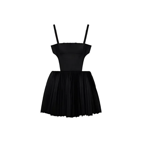 SHUSHU/TONG Черные Женские Слиплатья