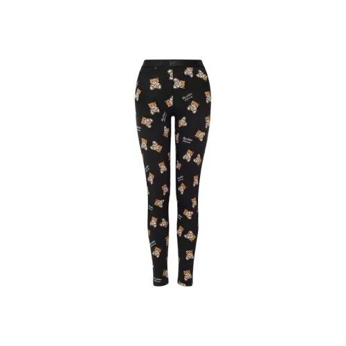 MOSCHINO Черные Женские Леггинсы