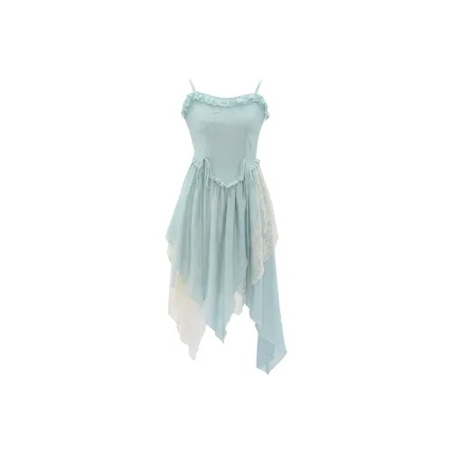 SNBL Юбка Платье Женское Светло-Синий