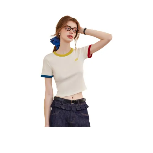 LOUISY AO Экрю Женские Рубашки T