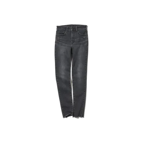 UNIQLO Асфальтовый серый Женские джинсы