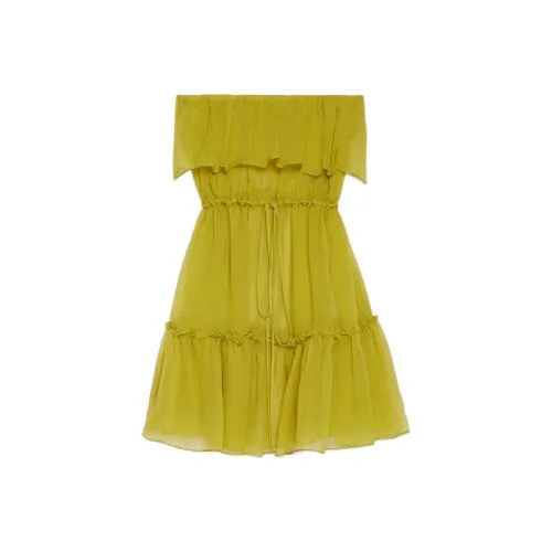 GUCCI Без рукавов Платье Женское Зеленое