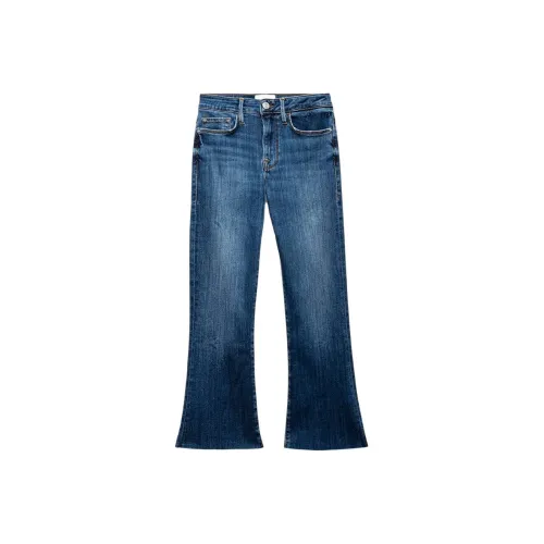 Рамка Синий Женские Джинсы