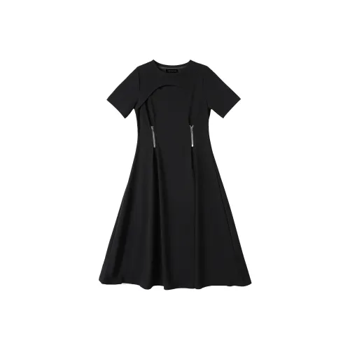 EIDOLON GRAIN Женские Платья с Коротким Рукавом