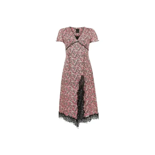 PINKO Многоцветные Женские Короткие Платья с Рукавами