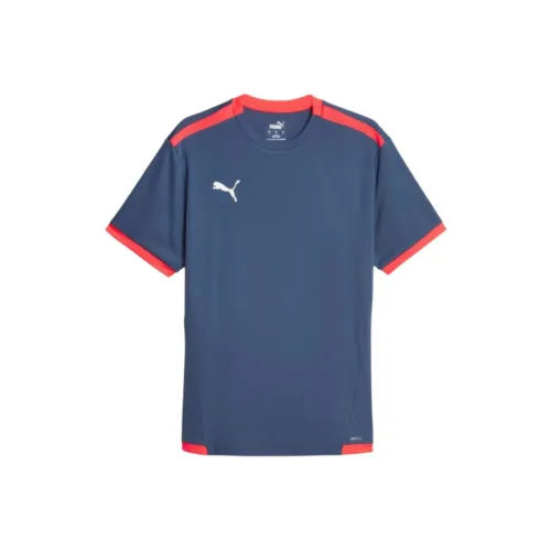 PUMA Teamliga T Рубашка Мужская Синяя