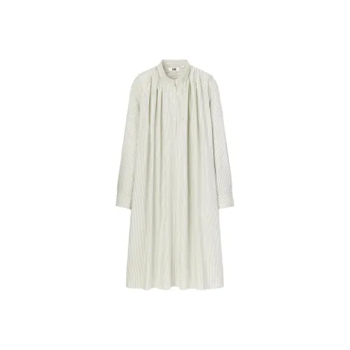 UNIQLO SS22 MID Платье Длина Зеленый