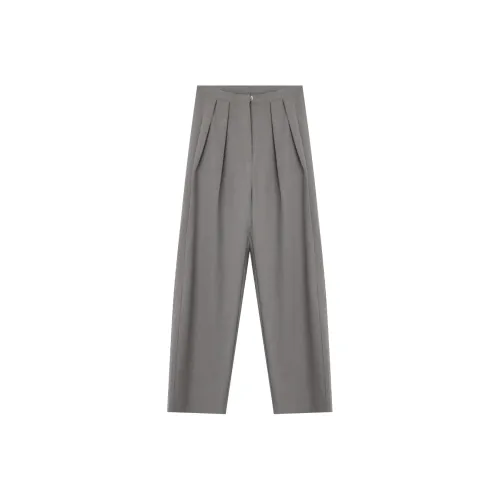 Roey Wang Серебряные Женские Костюмные Брюки