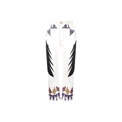 ETRO Белые Женские Джинсы