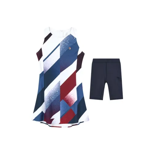 FILA ATHLETICS Нефритовый белый Женские Платья без рукавов