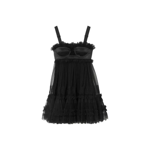 Burberry SS23 Slip Платье Женское Черное