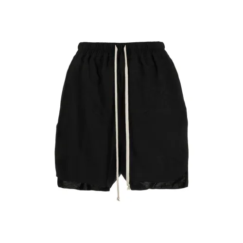 RICK OWENS Черные Женские Повседневные Шорты