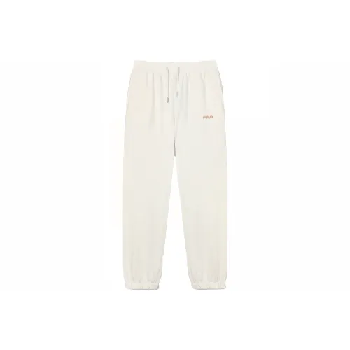 FILA Сливочный Женские Вязаные Тренировочные Брюки