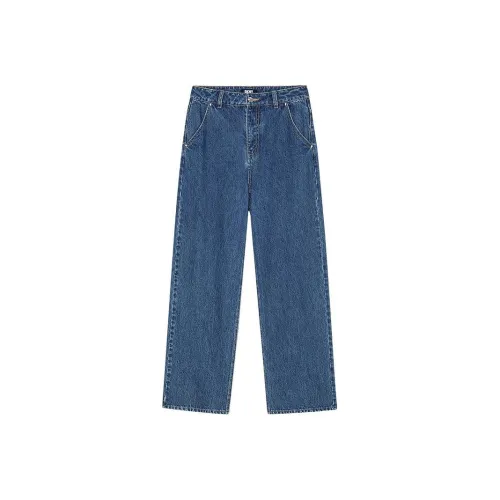 DKNY Джинсы Женские Средний Джинсовый Синий