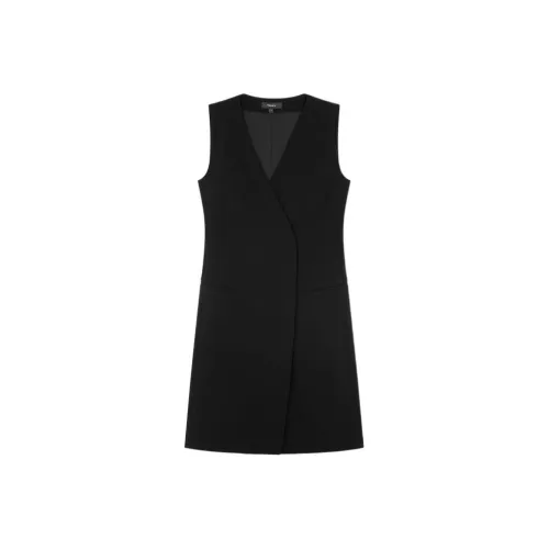 Theory Черные Женские Платья без рукавов