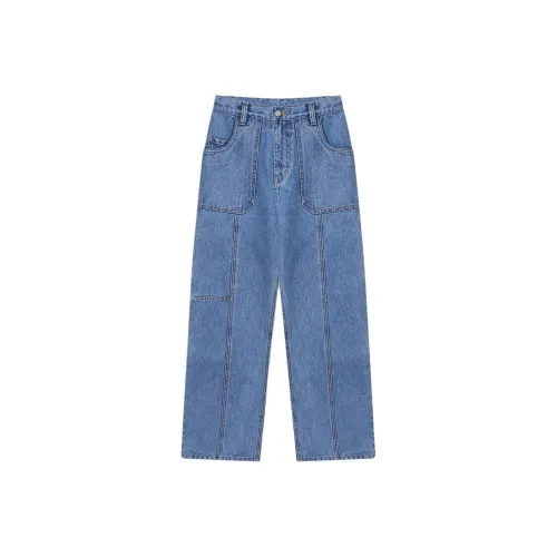 ETHOS CARPENTER Деним Джинсы Женские Синие