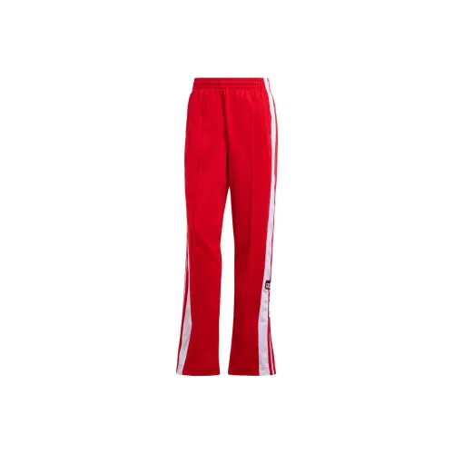 Adidas Originals ADIBREAK Tracksuit Bottoms Вязаные Спортивные Штаны Женские Красные