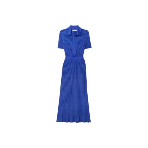 GABRIELA HEARST Blue Женские Короткие Платья с Рукавами