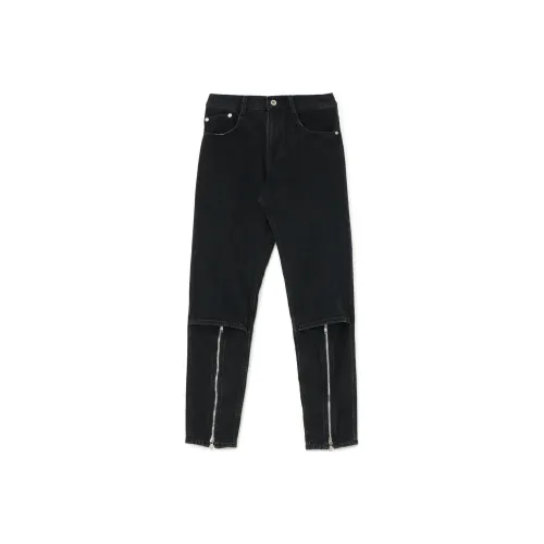 Yohji Yamamoto Джинсы Женские Черные