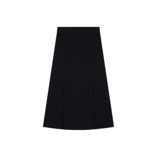 Maje Черные Женские Вязаные Длинные Юбки