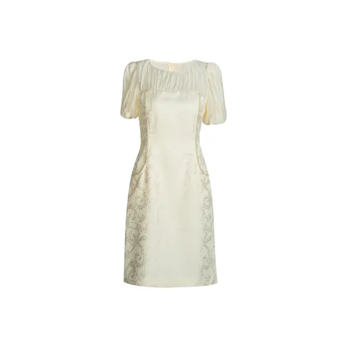 ROEYSHOUSE Короткое платье с короткими рукавами женское