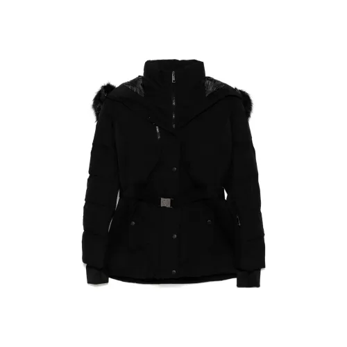 MICHAEL KORS FW24 Хлопковый пуховик женский черный