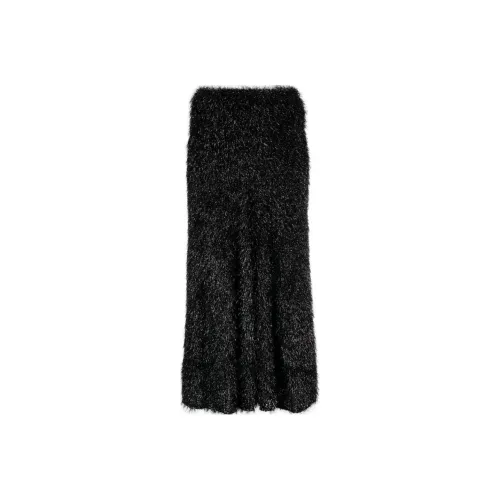 Paco Rabanne KNIT Длинная Юбка Женская Черная