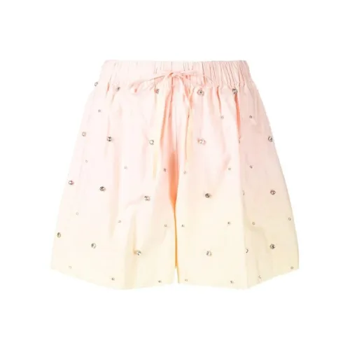 SANDRO Розовые Желтые Женские Повседневные Шорты