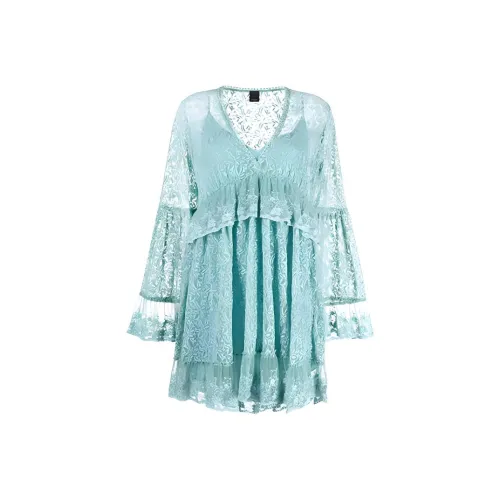 PINKO Синий Женские Длинные Платья с Рукавами