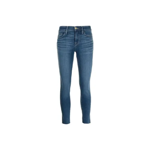 Рамка Синий Женские Джинсы