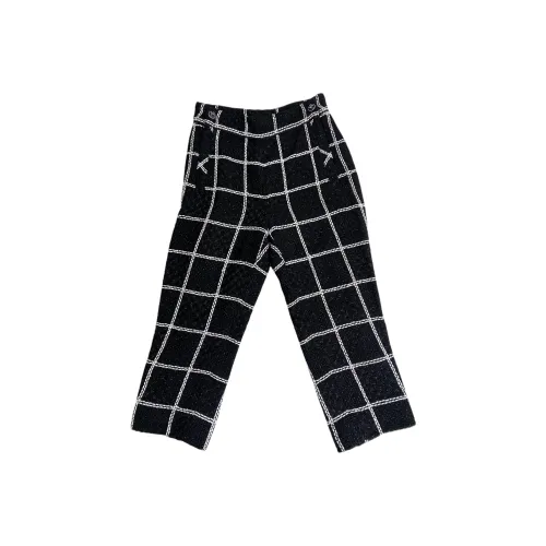 CHANEL 20S Весенне-летняя коллекция ROOF Повседневные брюки Женские Черные