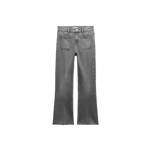 ZARA Серые Женские Джинсы