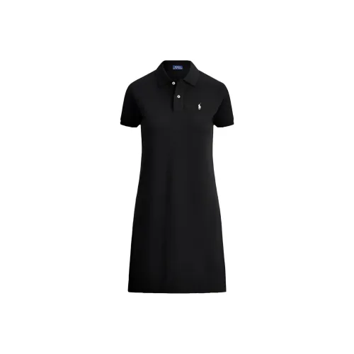 Polo Ralph Lauren SS20 Короткий рукав Платье Женское Черное